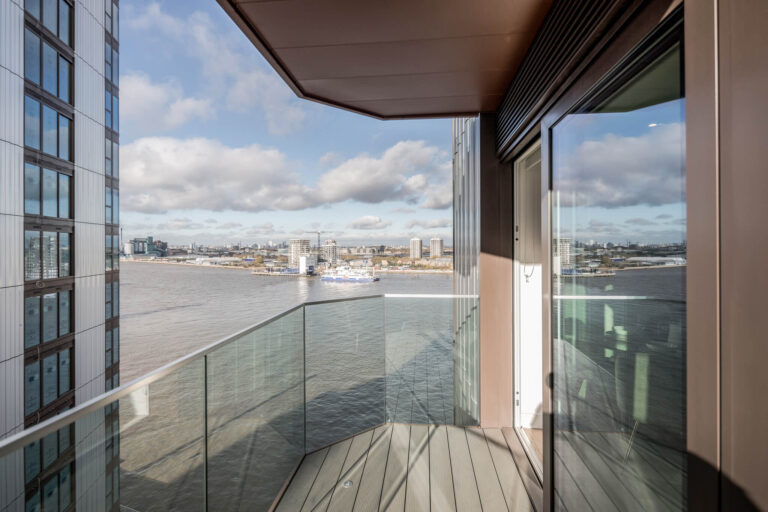 Royal arsenal riverview balcony view apartment